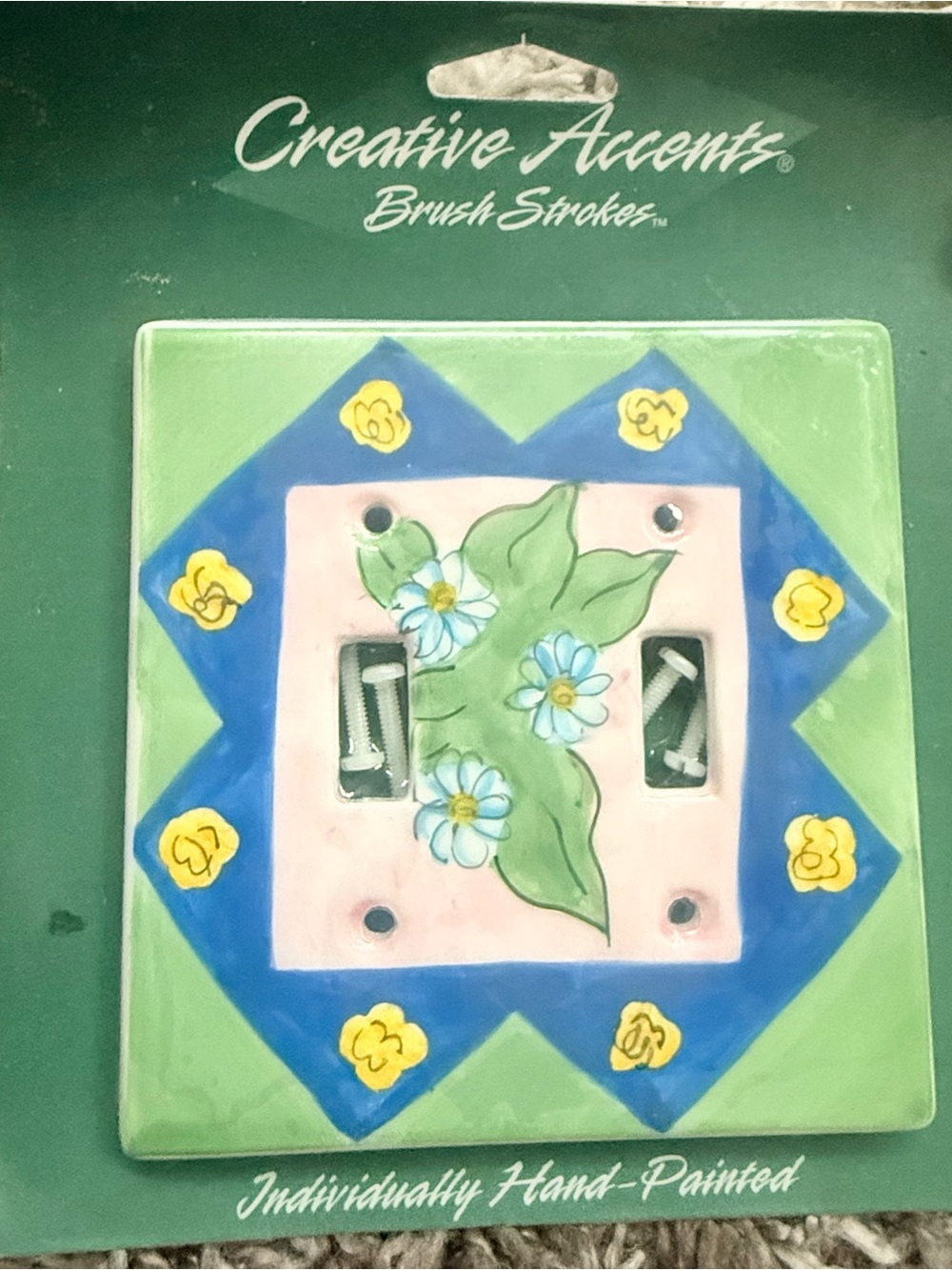 Creative Accents Brush Strokes Decorative Light Switch Covers - Picture 4 of 5